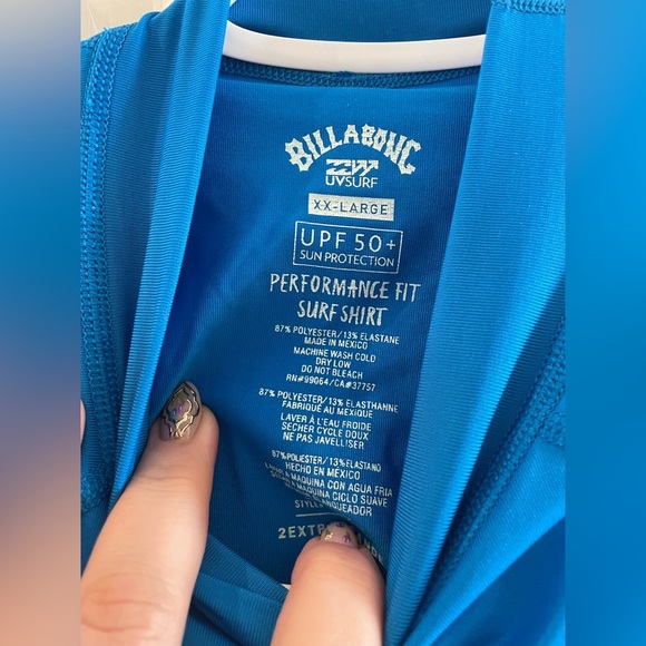 Long sleeved blue rashguard - Picture 5 of 6